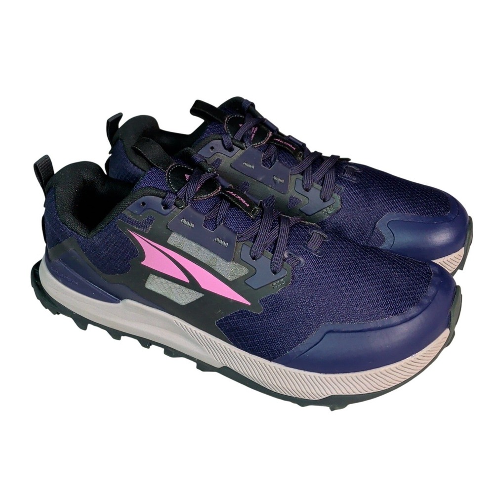 Altra Lone Peak 7 Shoes Womens Size 9.5 Trail Running Sneakers Purple Active